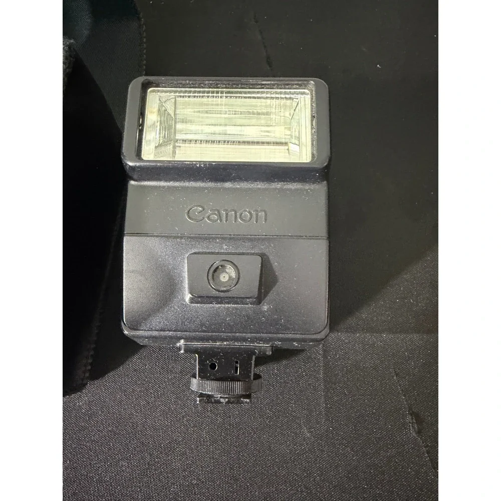 Canon Speedlite 177A Flash Unit OS Black Excellent Vintage Camera Accessory Case